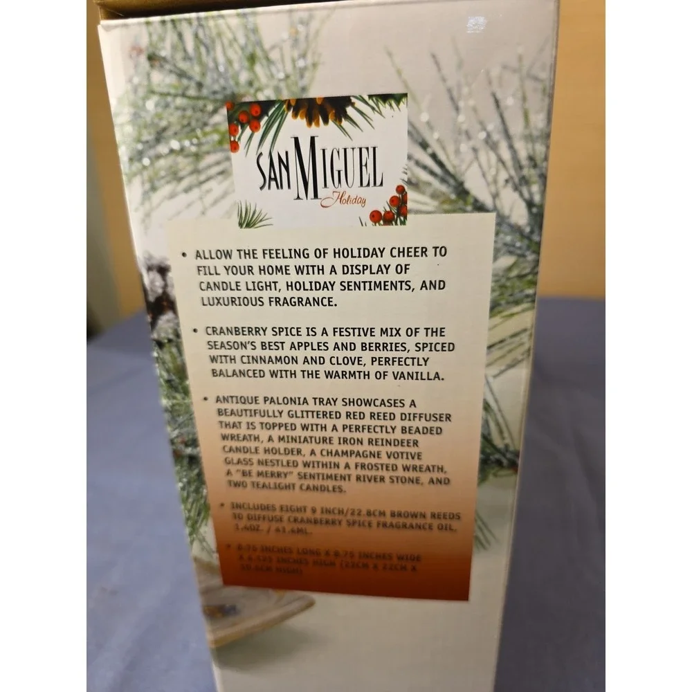 Reed Garden Brand New In Box. Merrily Reed Garden. Cranberry Spice Complete Set.